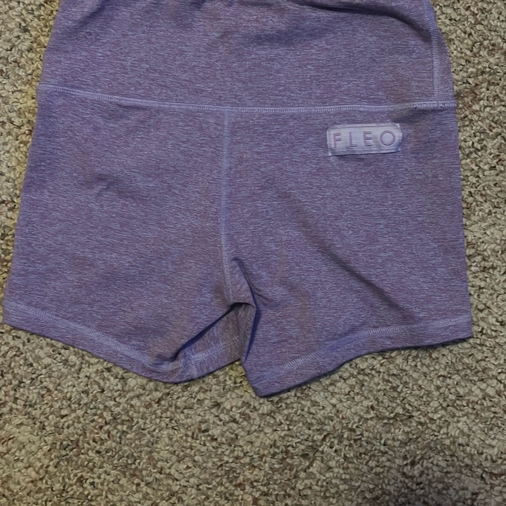 FLEO Purple Athletic Shorts